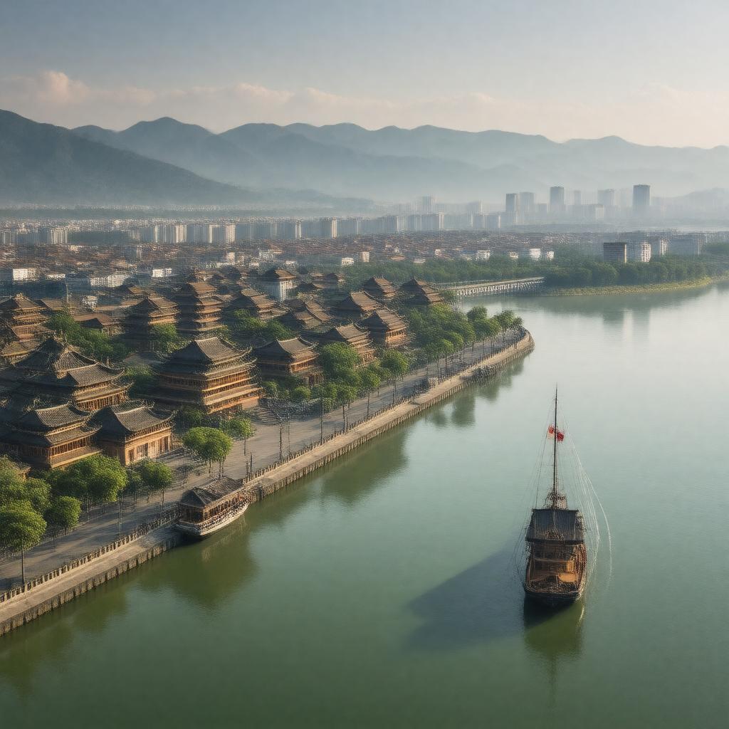 AI-created image of Zhenjiang