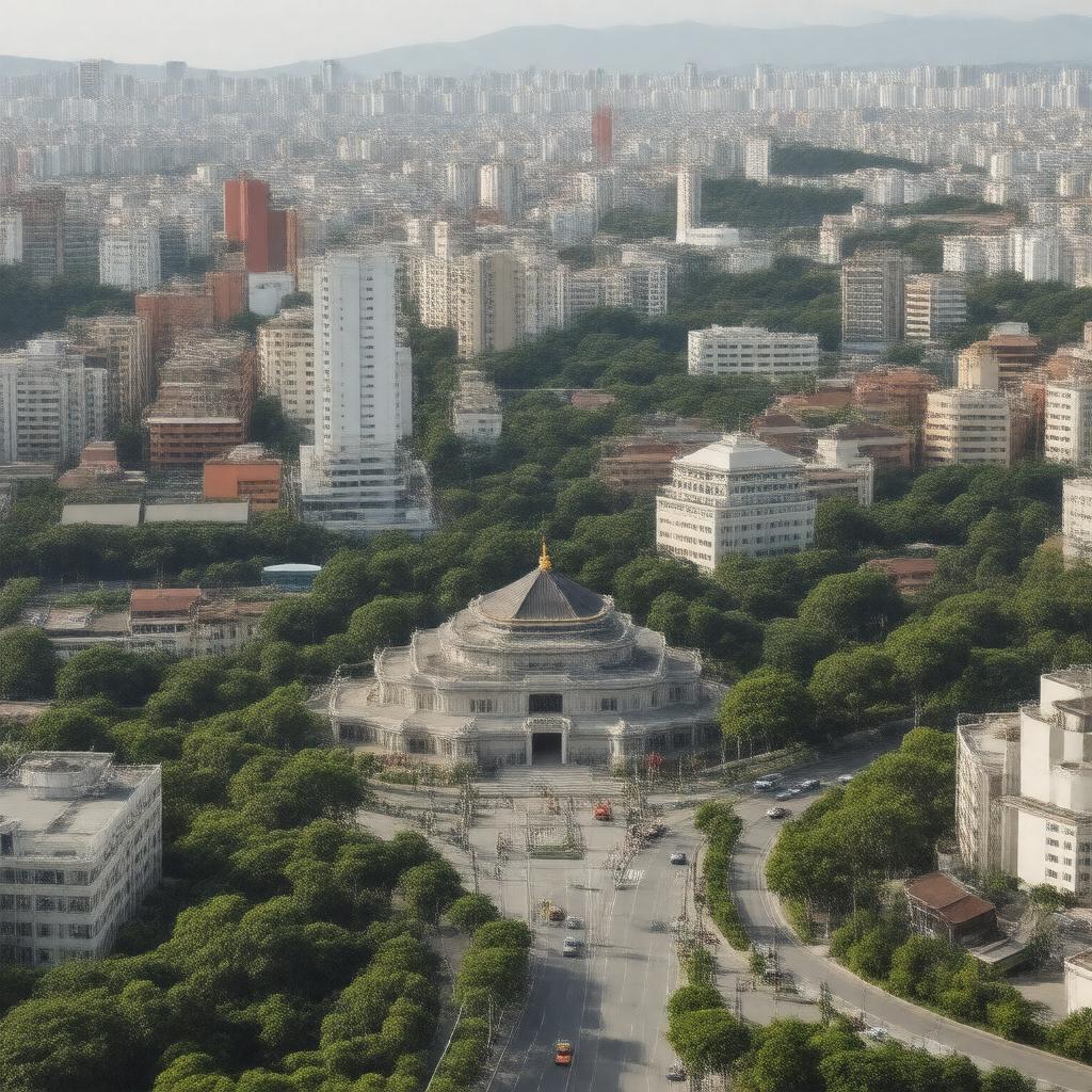 AI-created image of Zhongzheng District