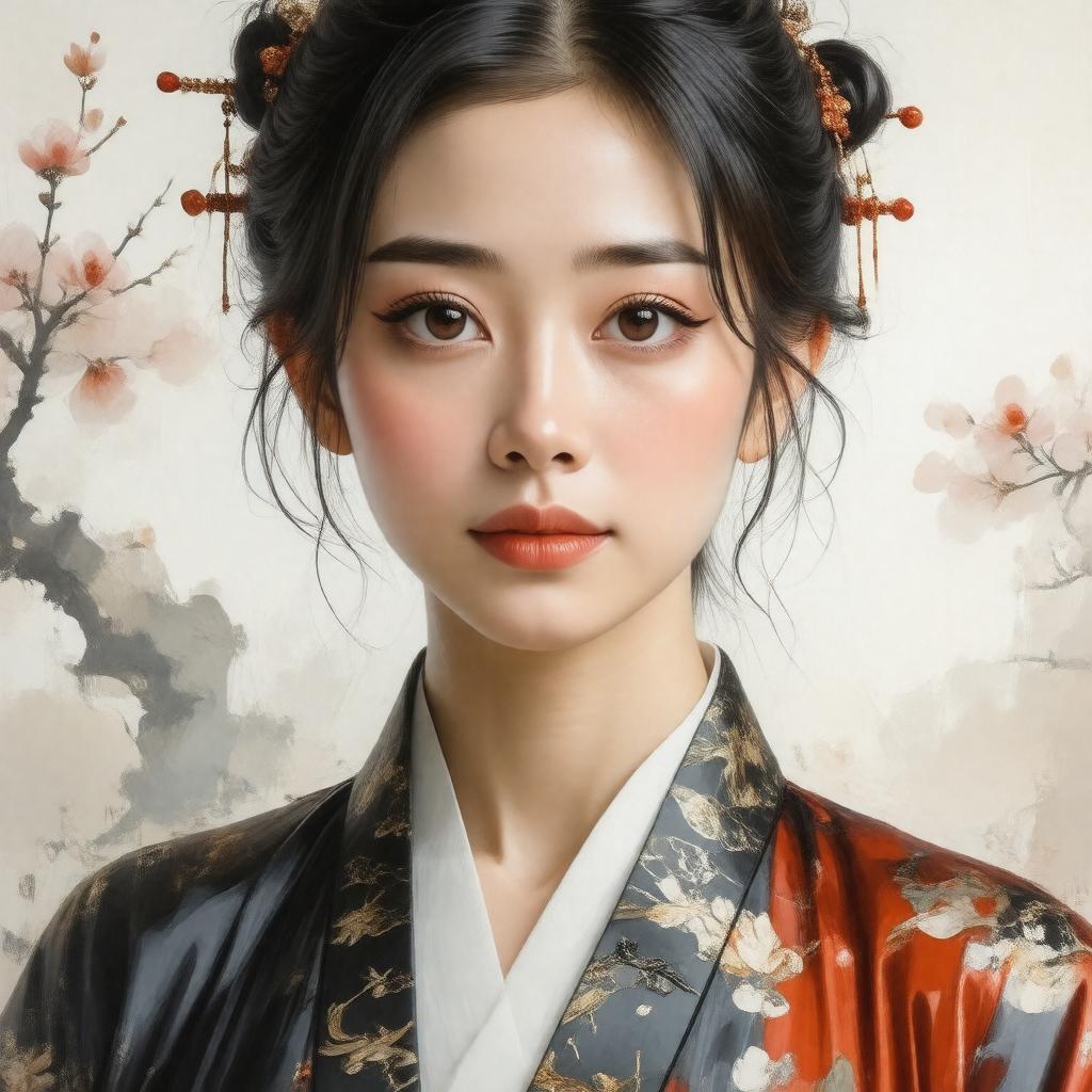 AI-created image of Zhou Xun