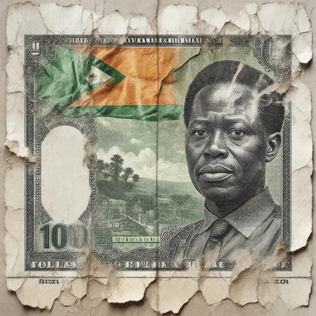 AI-created image of Zimbabwean dollar