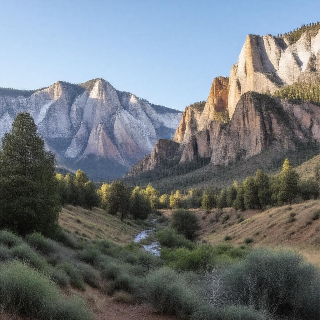 AI-created image of Zion National Park