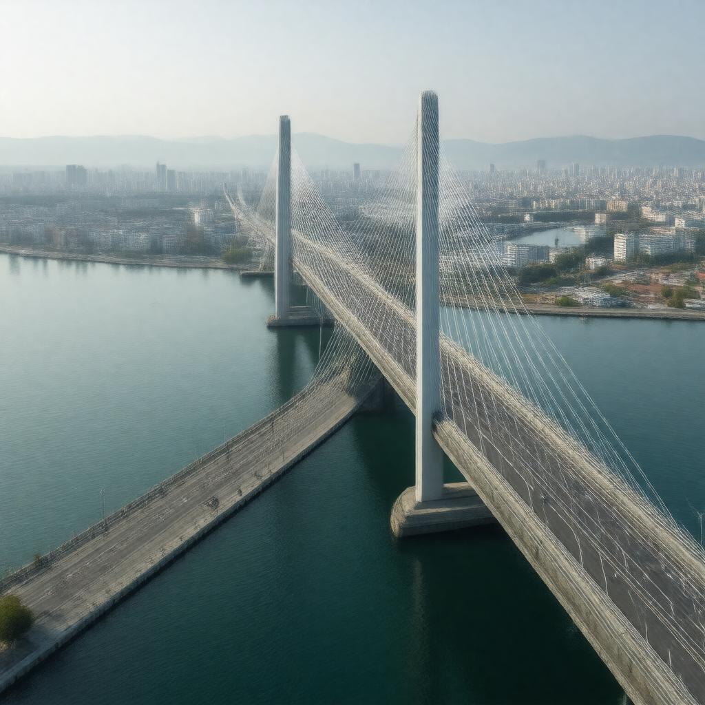 Click to view larger image AI-created image of Zolotoy Bridge