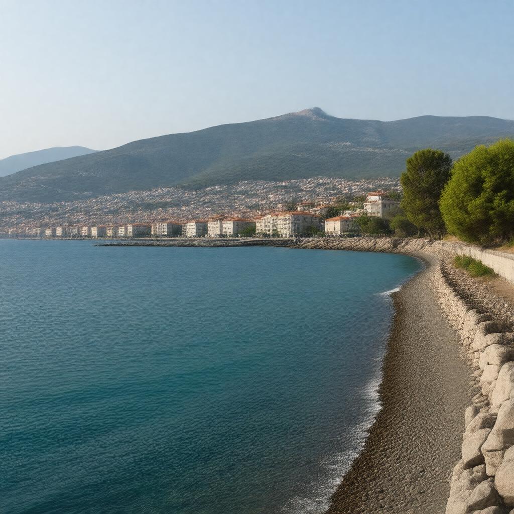 AI-created image of Zonguldak Bay