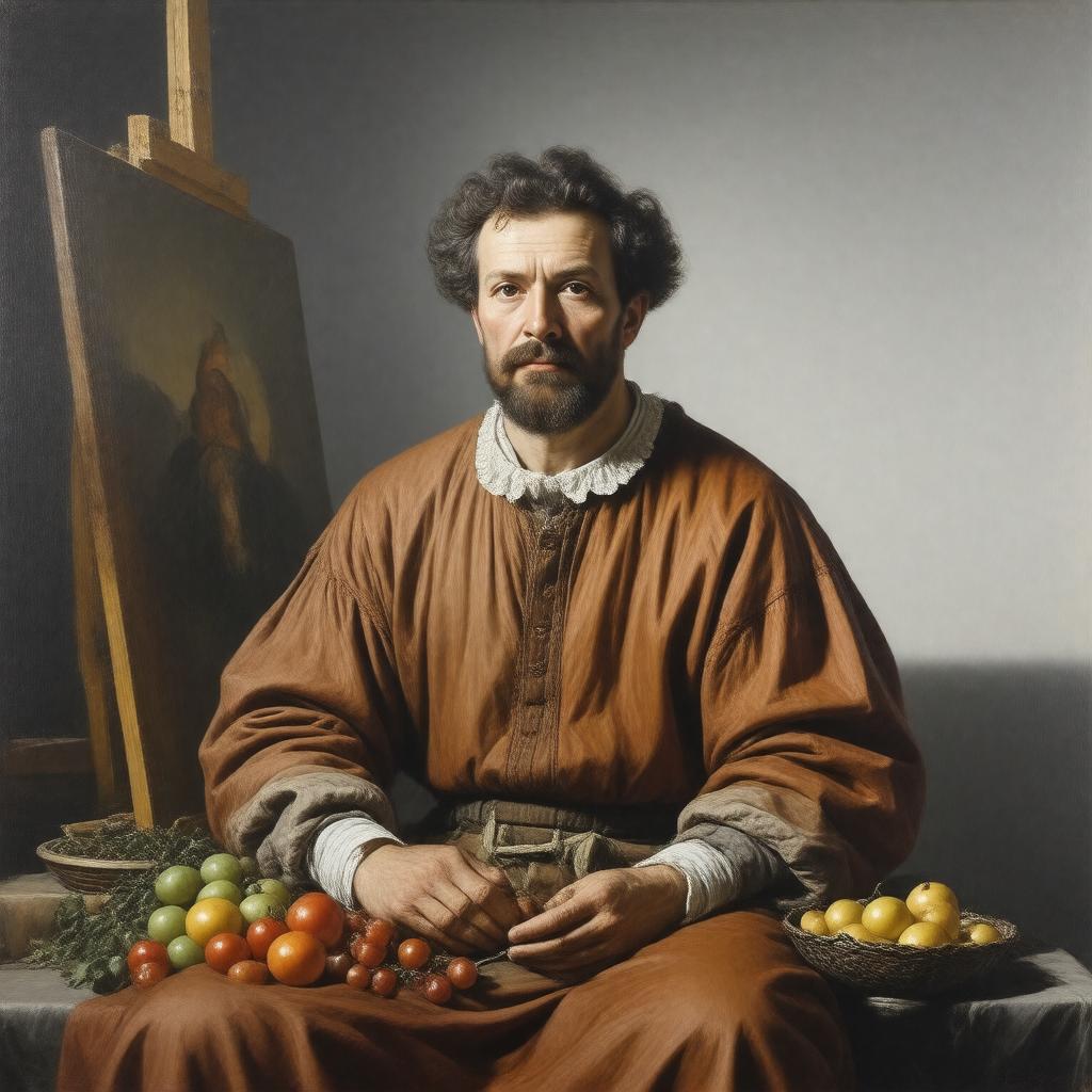 AI-created image of Zurbarán