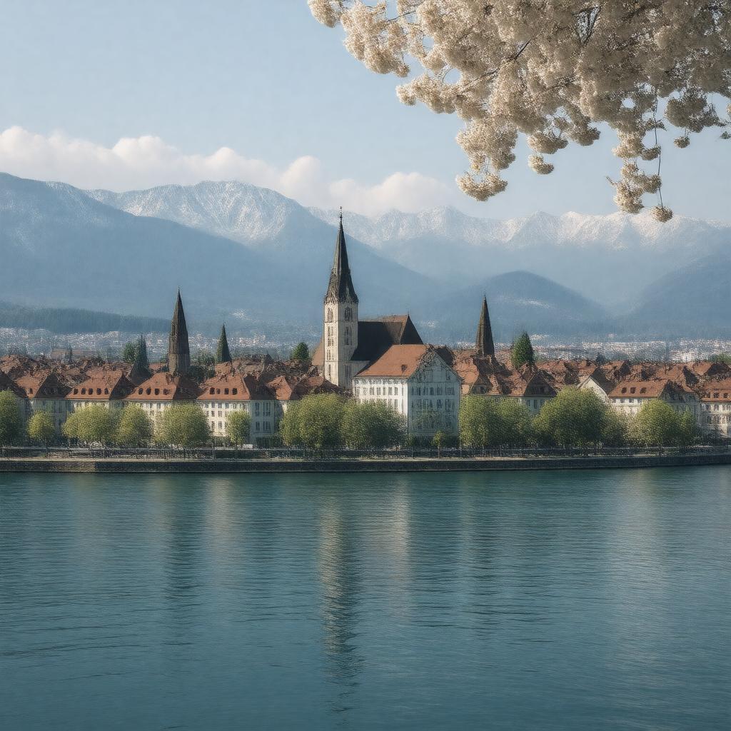 AI-created image of Zurich, Switzerland