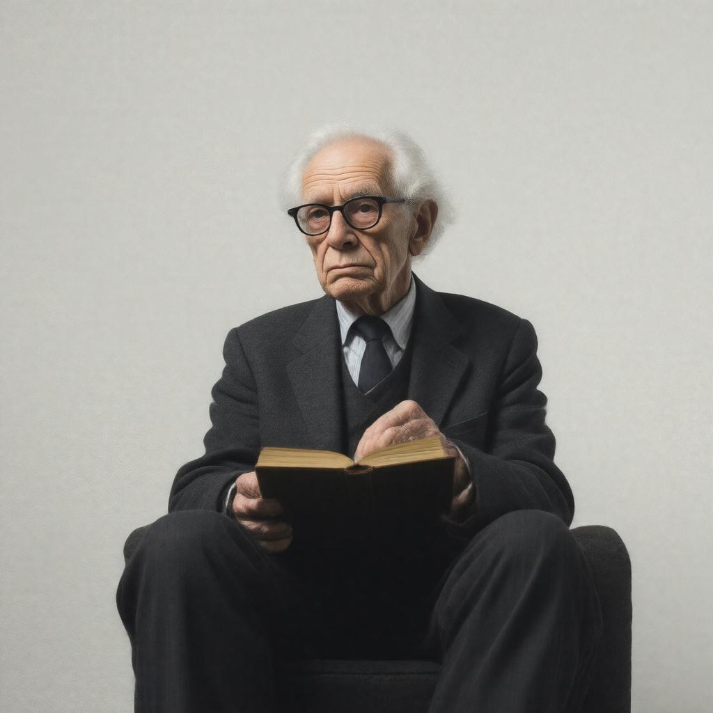 AI-created image of Zygmunt Bauman