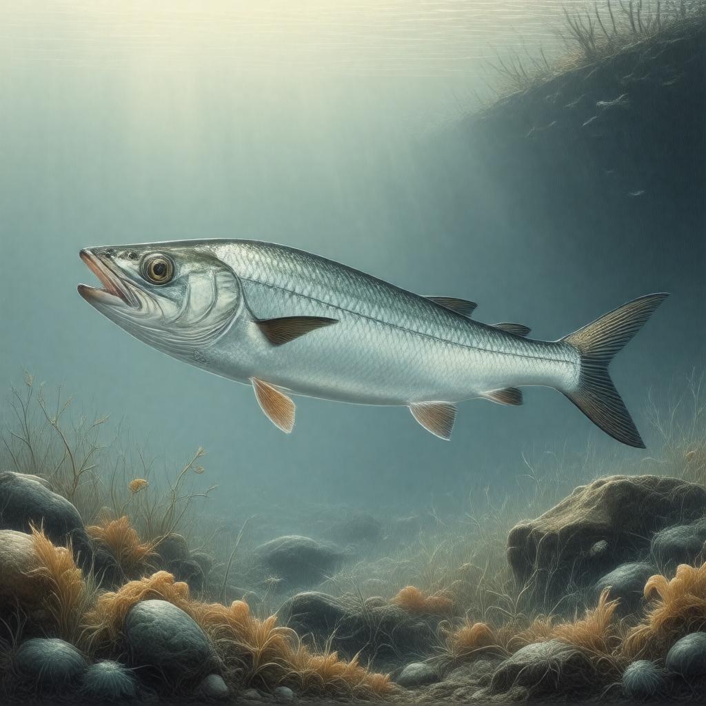 Click to view larger image AI-created image of alewife herring