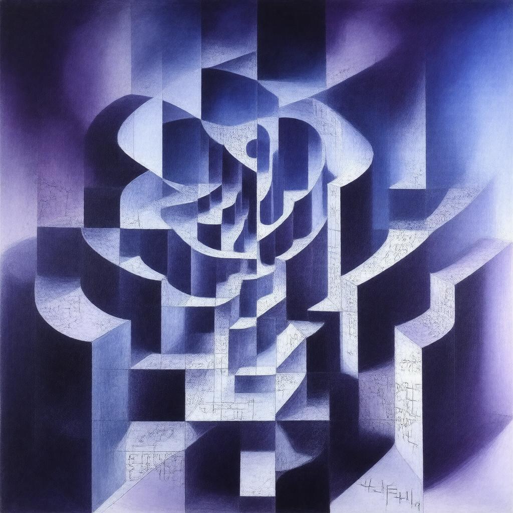 AI-created image of algebraic geometry