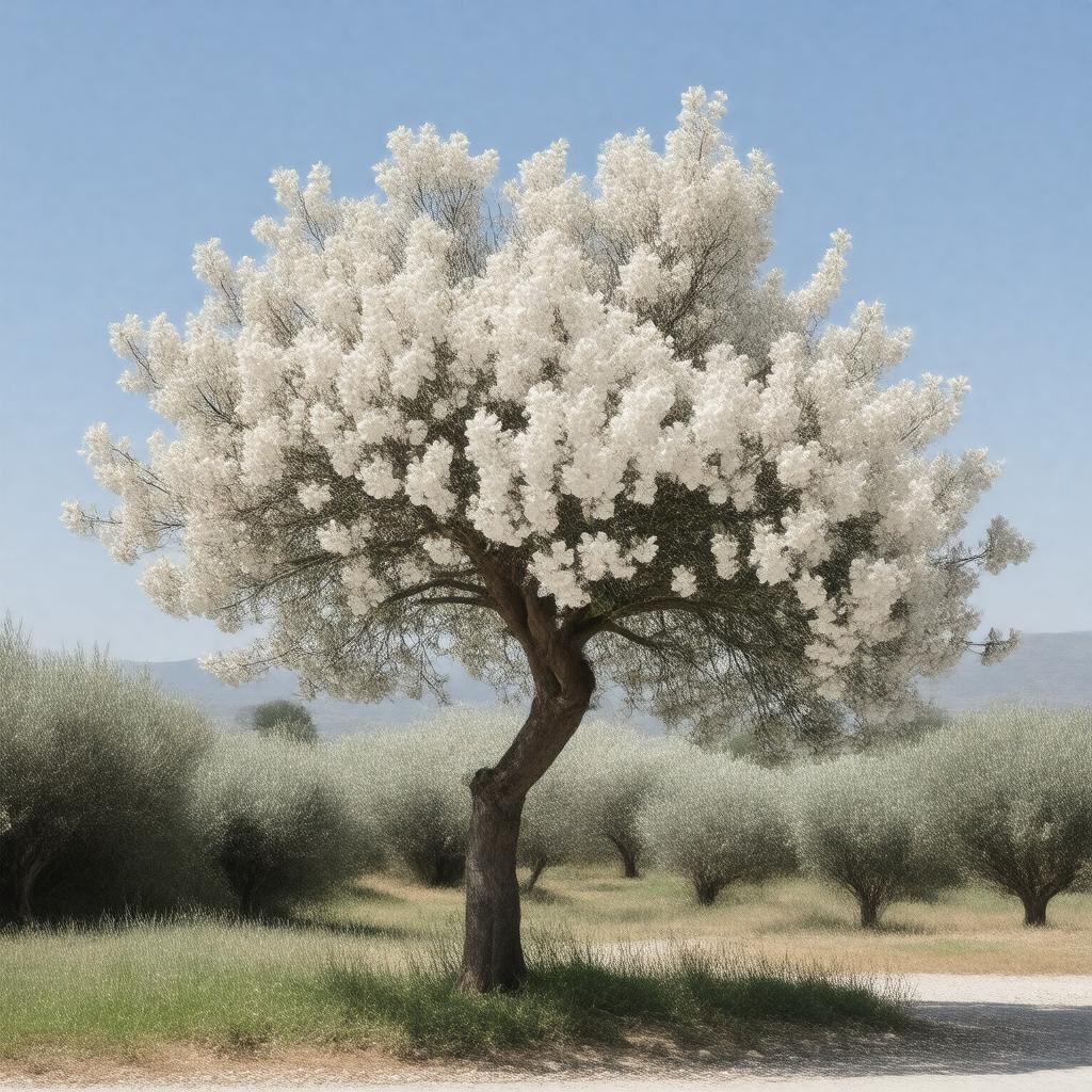 AI-created image of almond (Prunus dulcis)