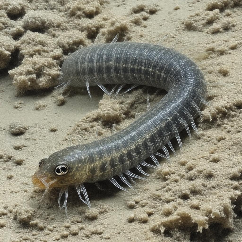 Click to view larger image AI-created image of ammocoete