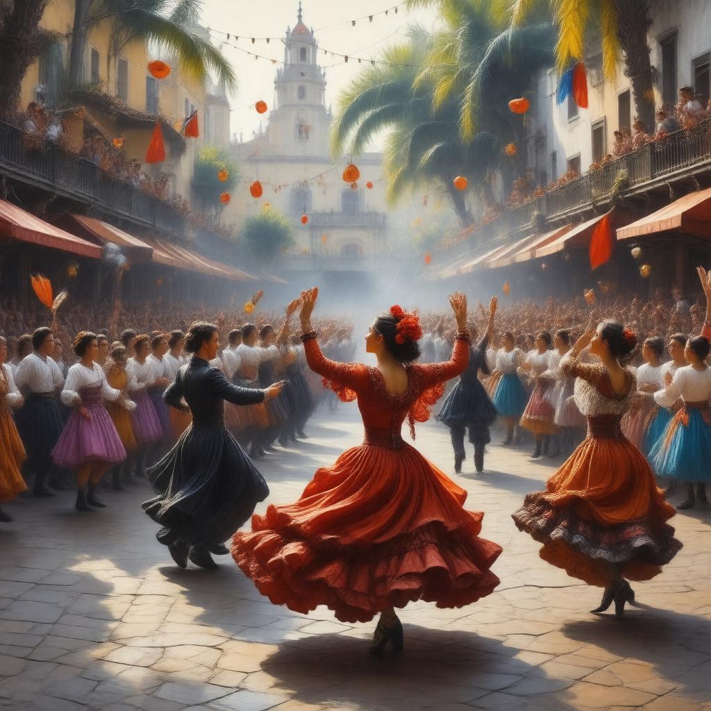 AI-created image of annual Flamenco Festival
