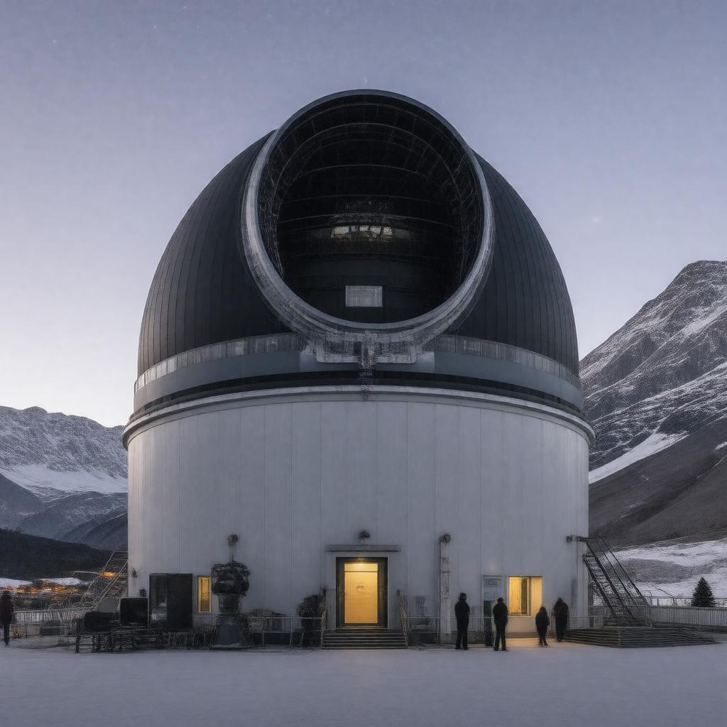 Click to view larger image AI-created image of astronomer