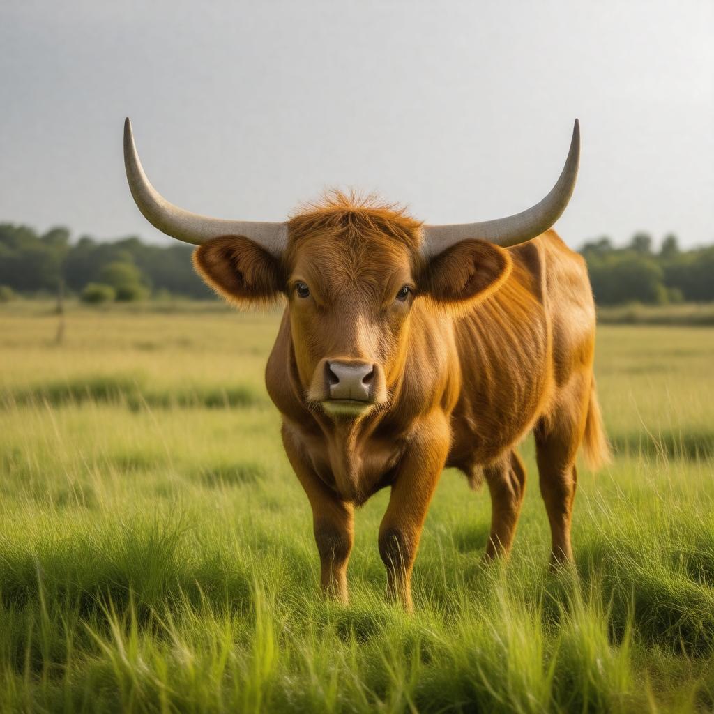 AI-created image of beefalo