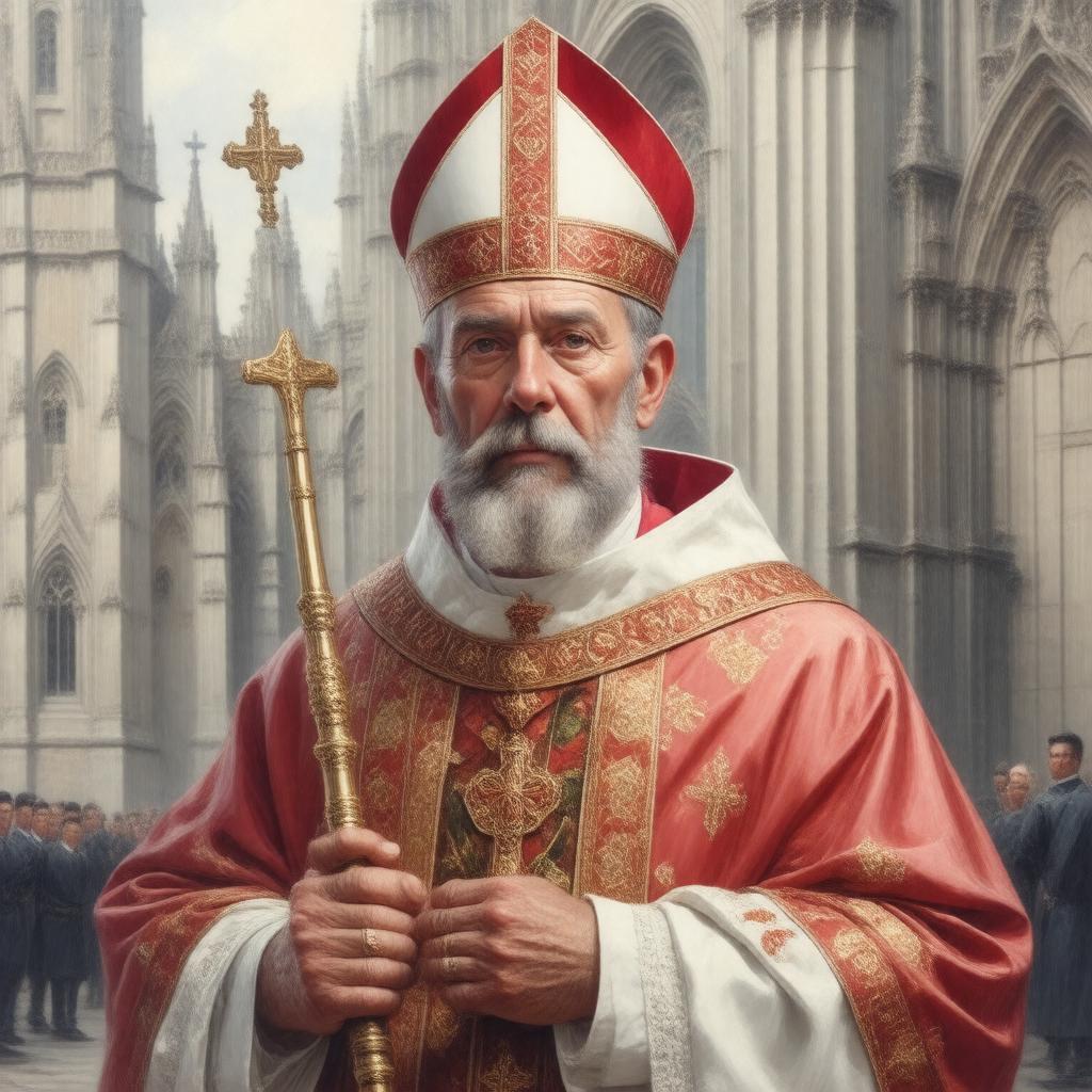 AI-created image of bishop