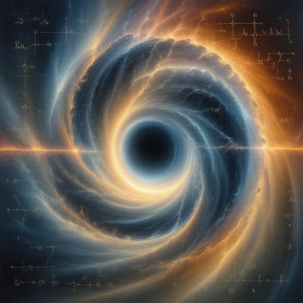 AI-created image of black hole thermodynamics