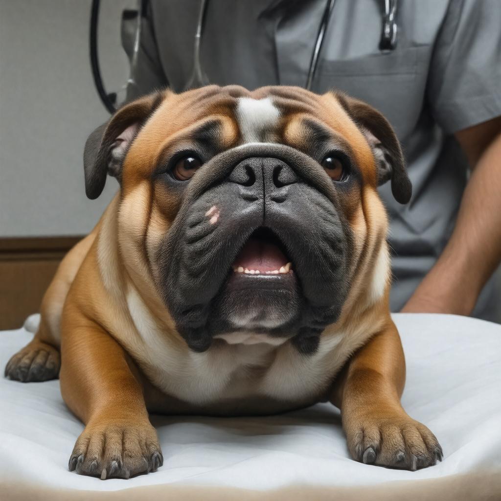 AI-created image of brachycephalic syndrome