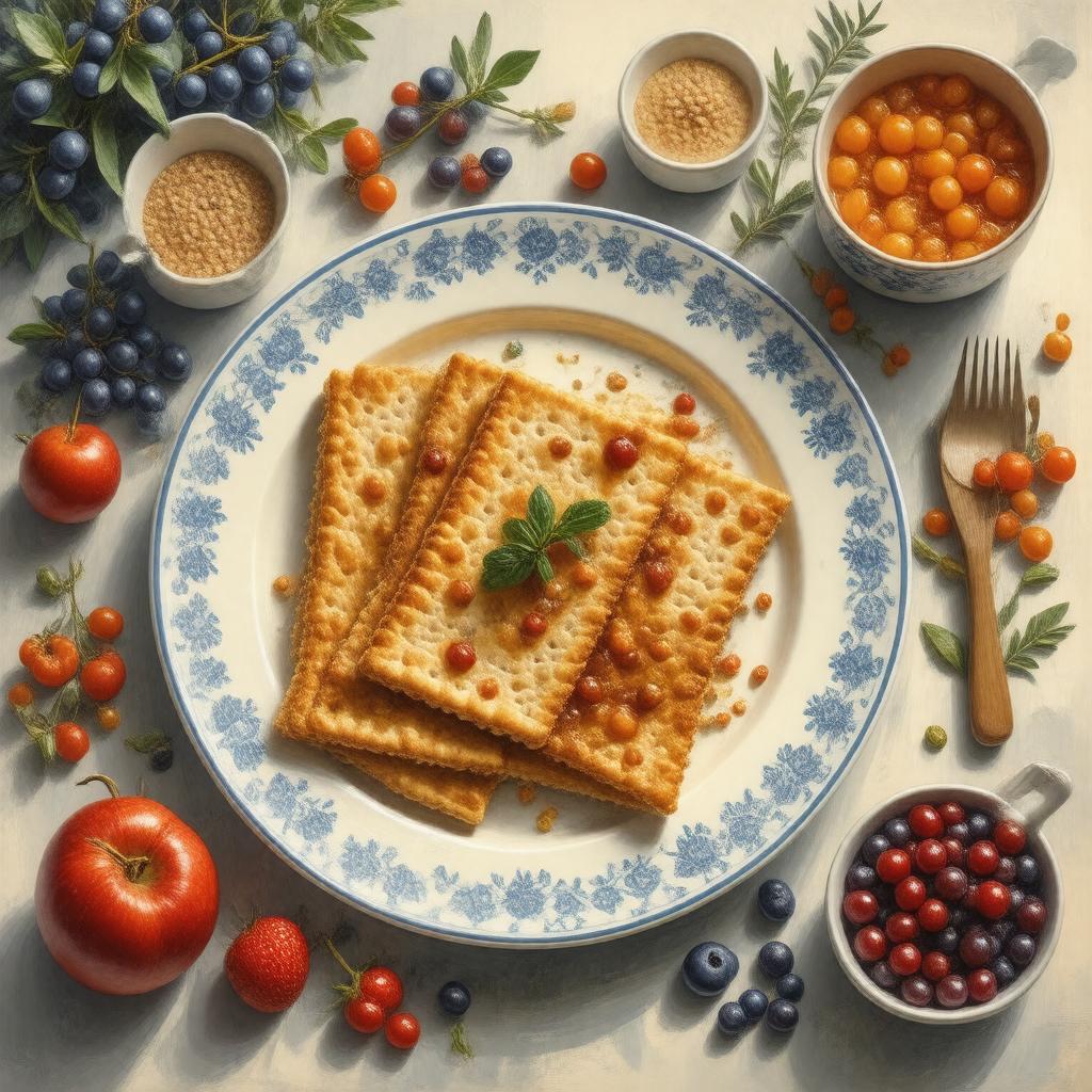 Click to view larger image AI-created image of breakfast