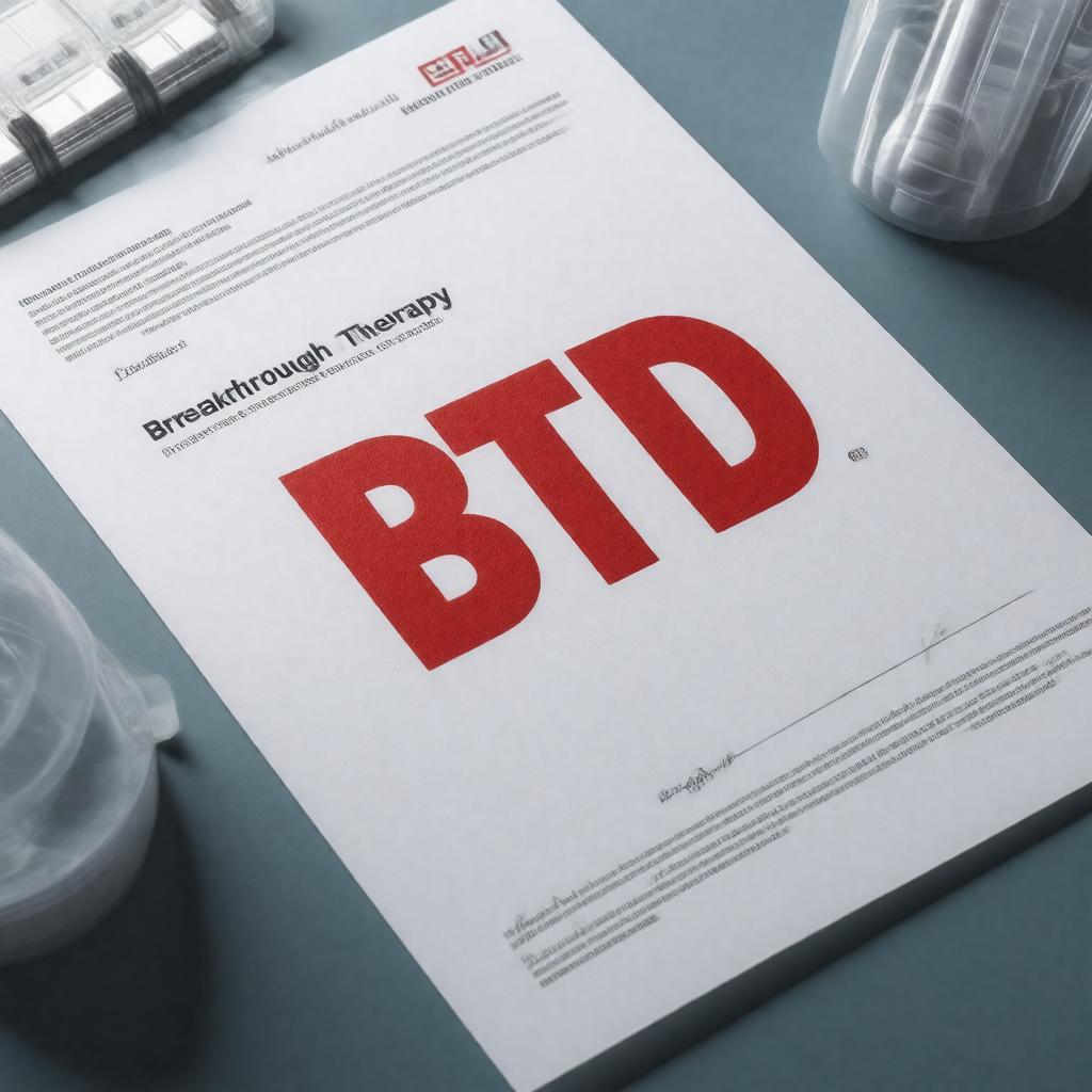 Click to view larger image AI-created image of breakthrough therapy designation