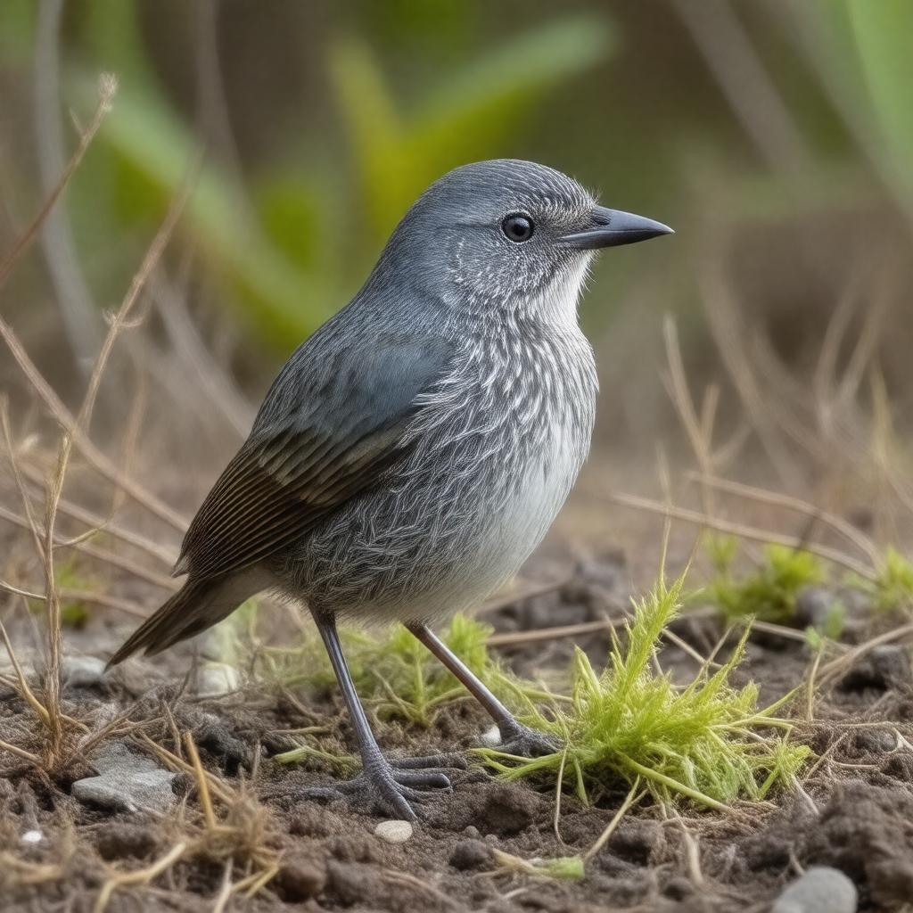 AI-created image of bristlebird