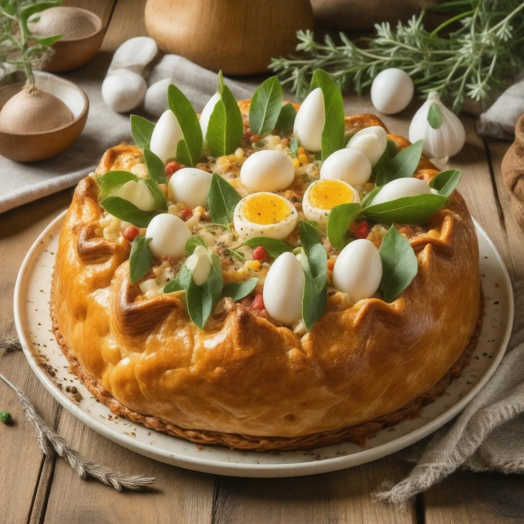 AI-created image of casatiello