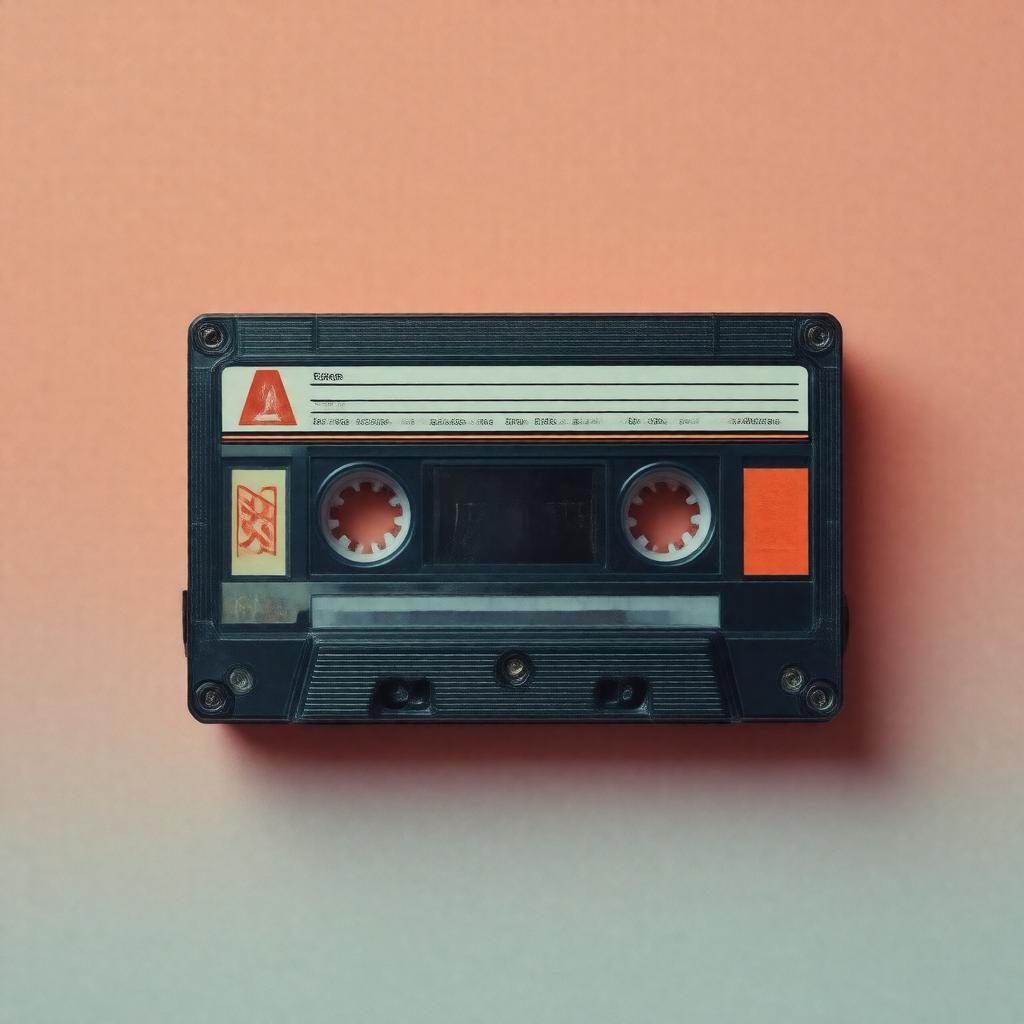 AI-created image of cassette tape