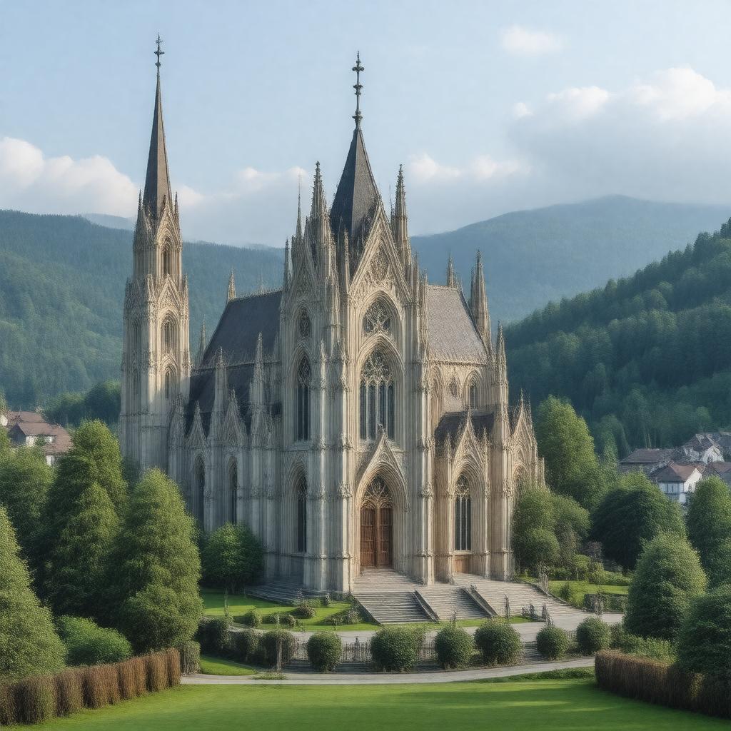 AI-created image of cathedral