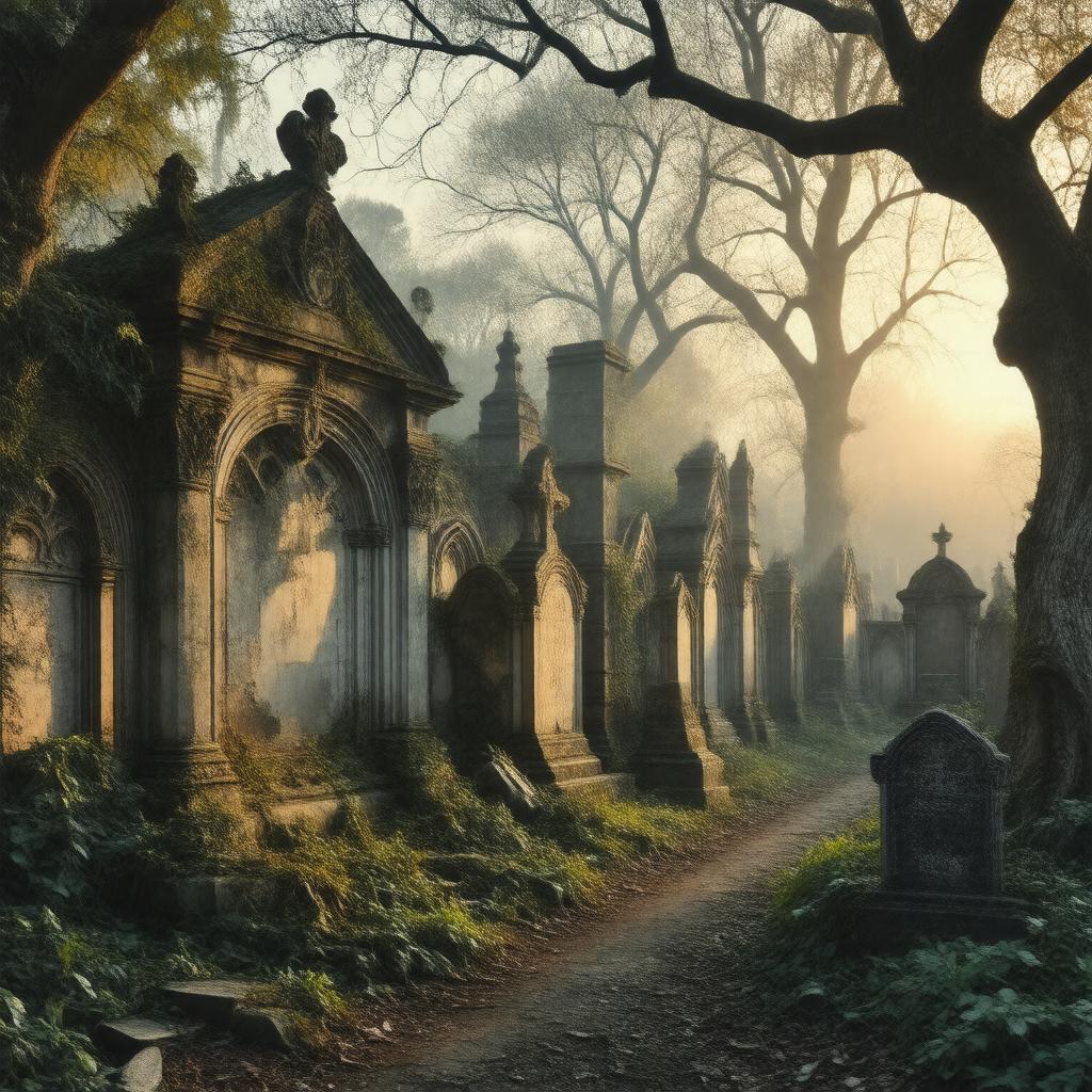 AI-created image of cemetery