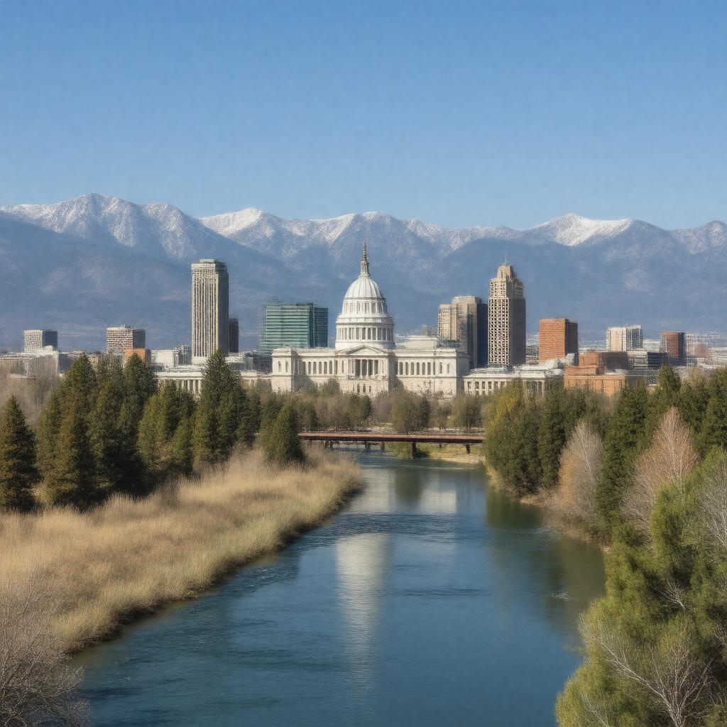 AI-created image of city of Denver