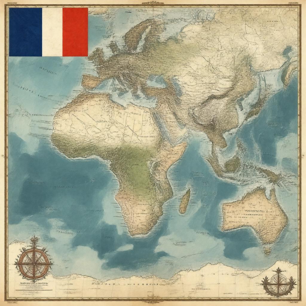 AI-created image of colonialism
