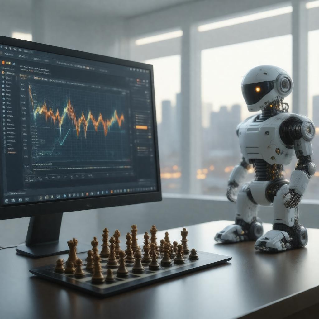 AI-created image of computer chess