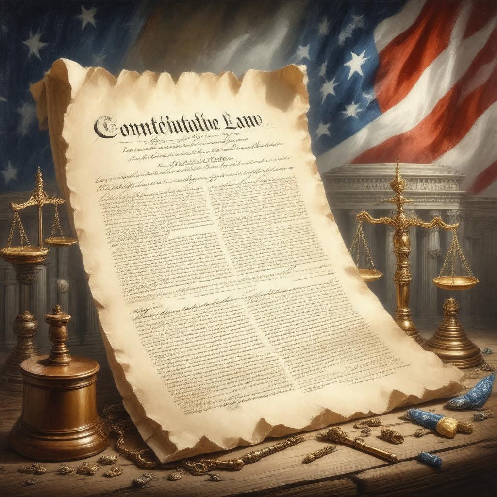 AI-created image of constitutional law
