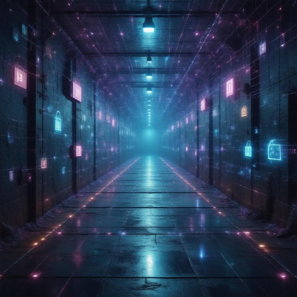 AI-created image of dark web