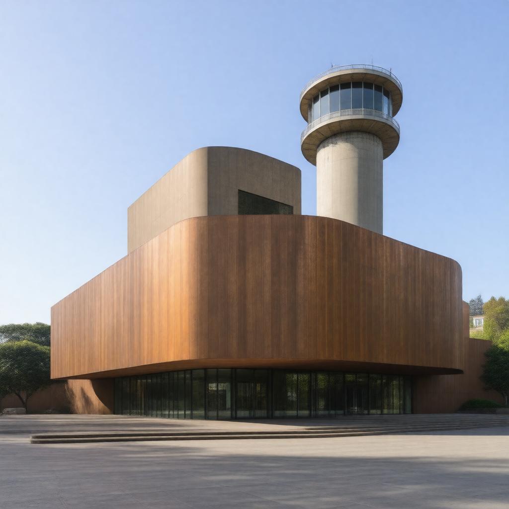 AI-created image of de Young Museum