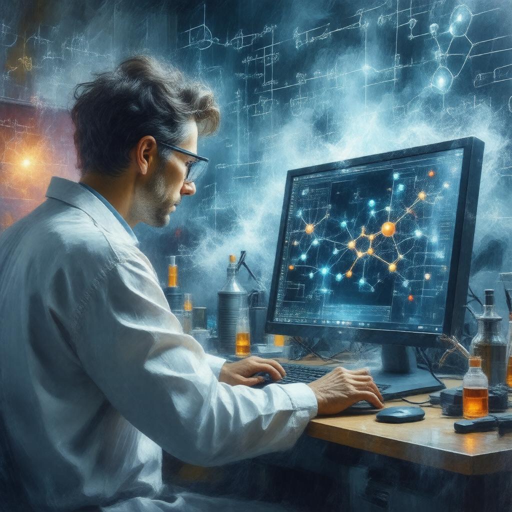 AI-created image of density functional theory
