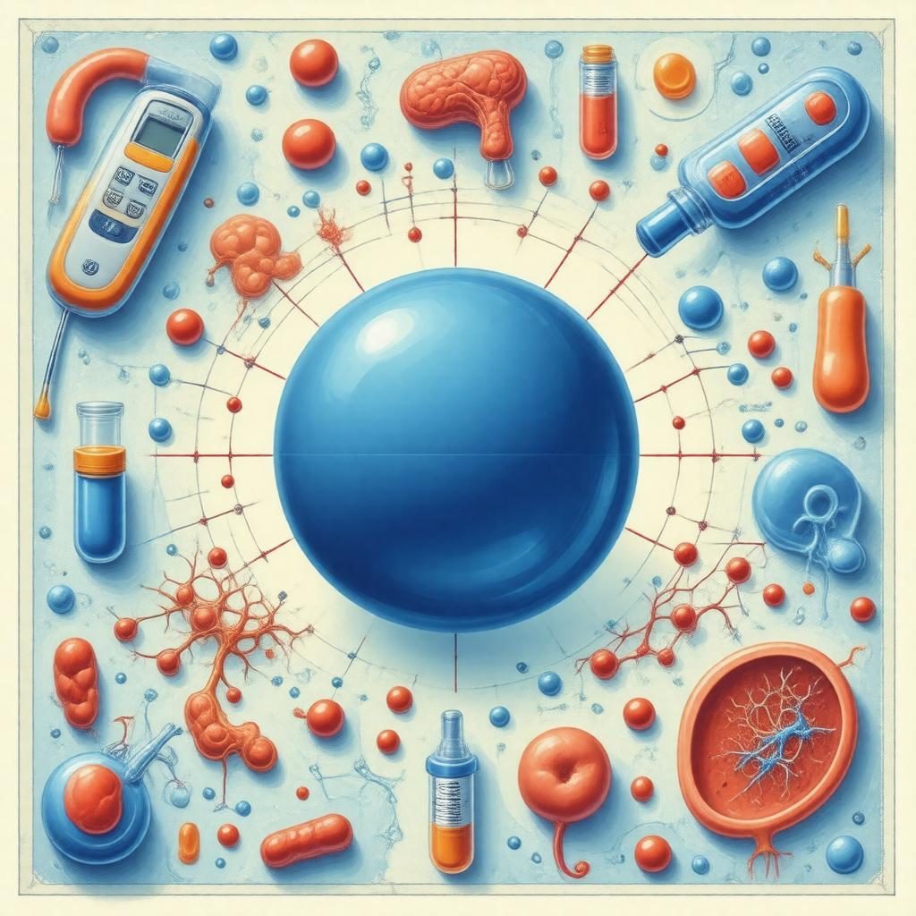 AI-created image of diabetes