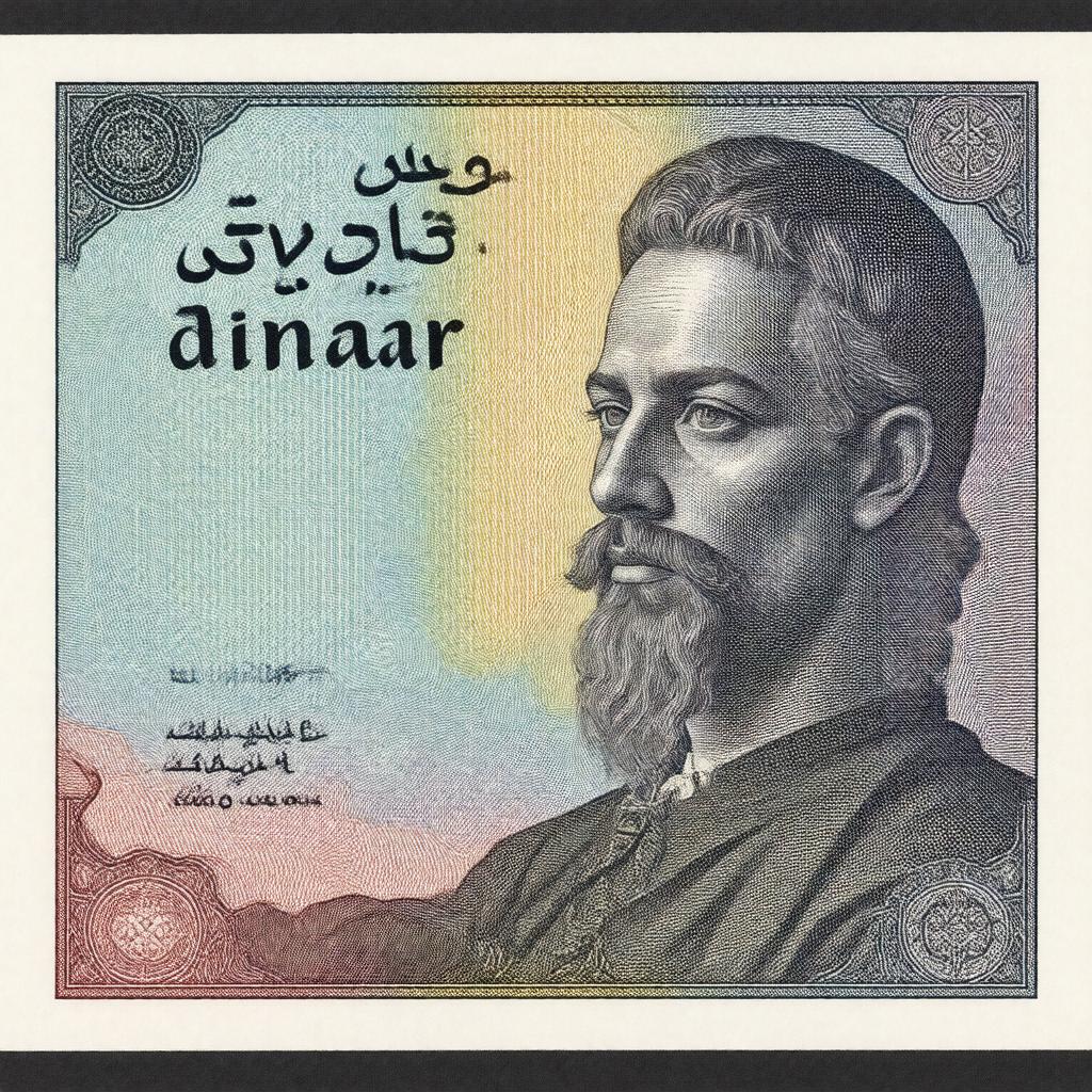 Click to view larger image AI-created image of dinar