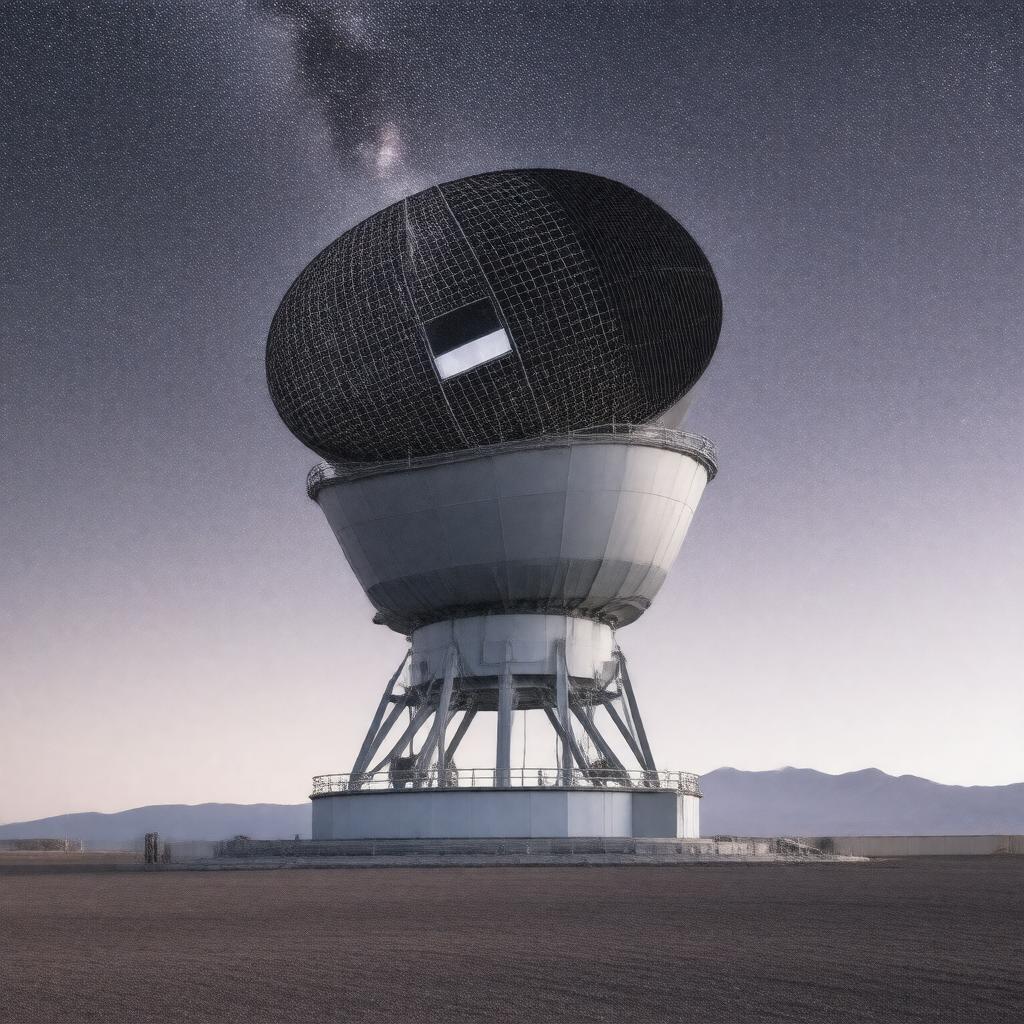 AI-created image of du Pont Telescope