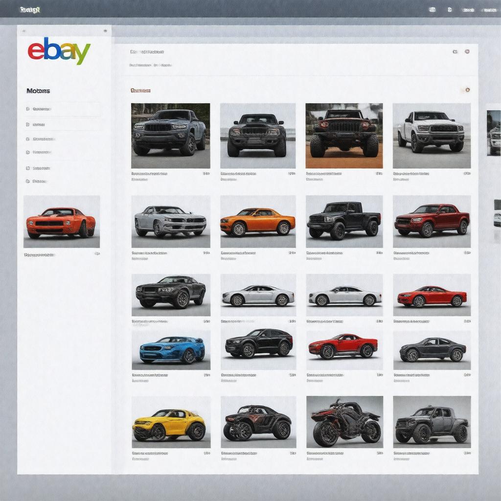 Click to view larger image AI-created image of eBay Motors
