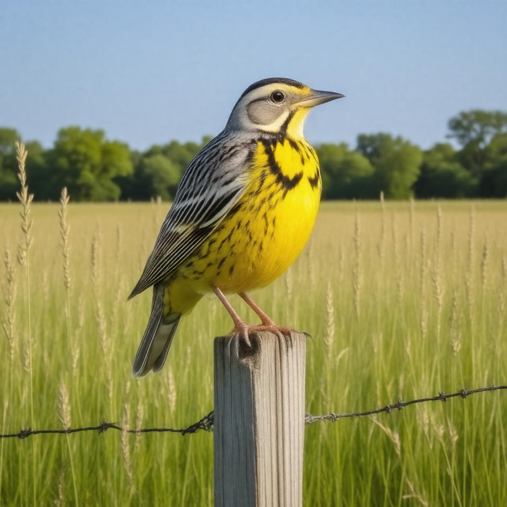 AI-created image of eastern meadowlark