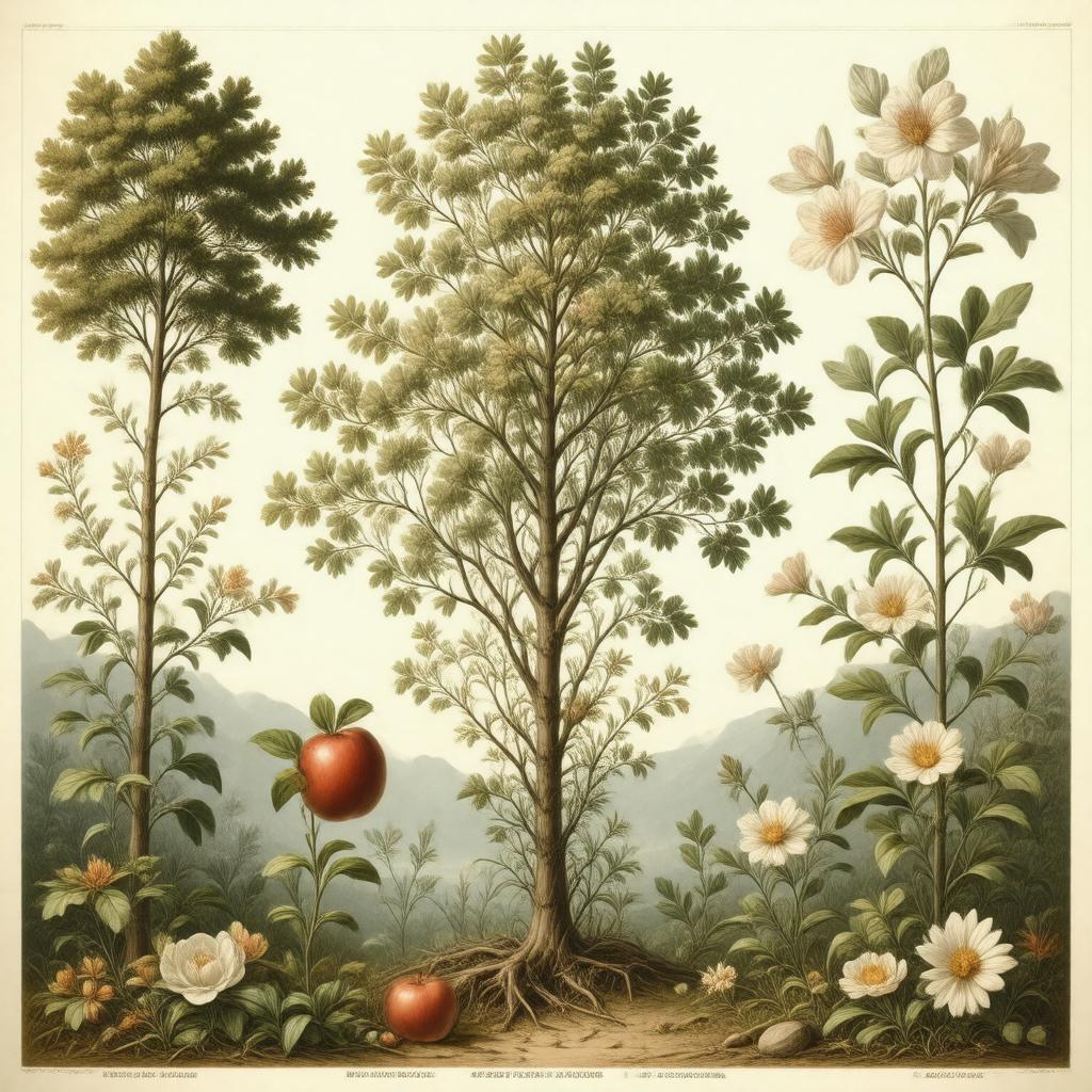 AI-created image of eudicots