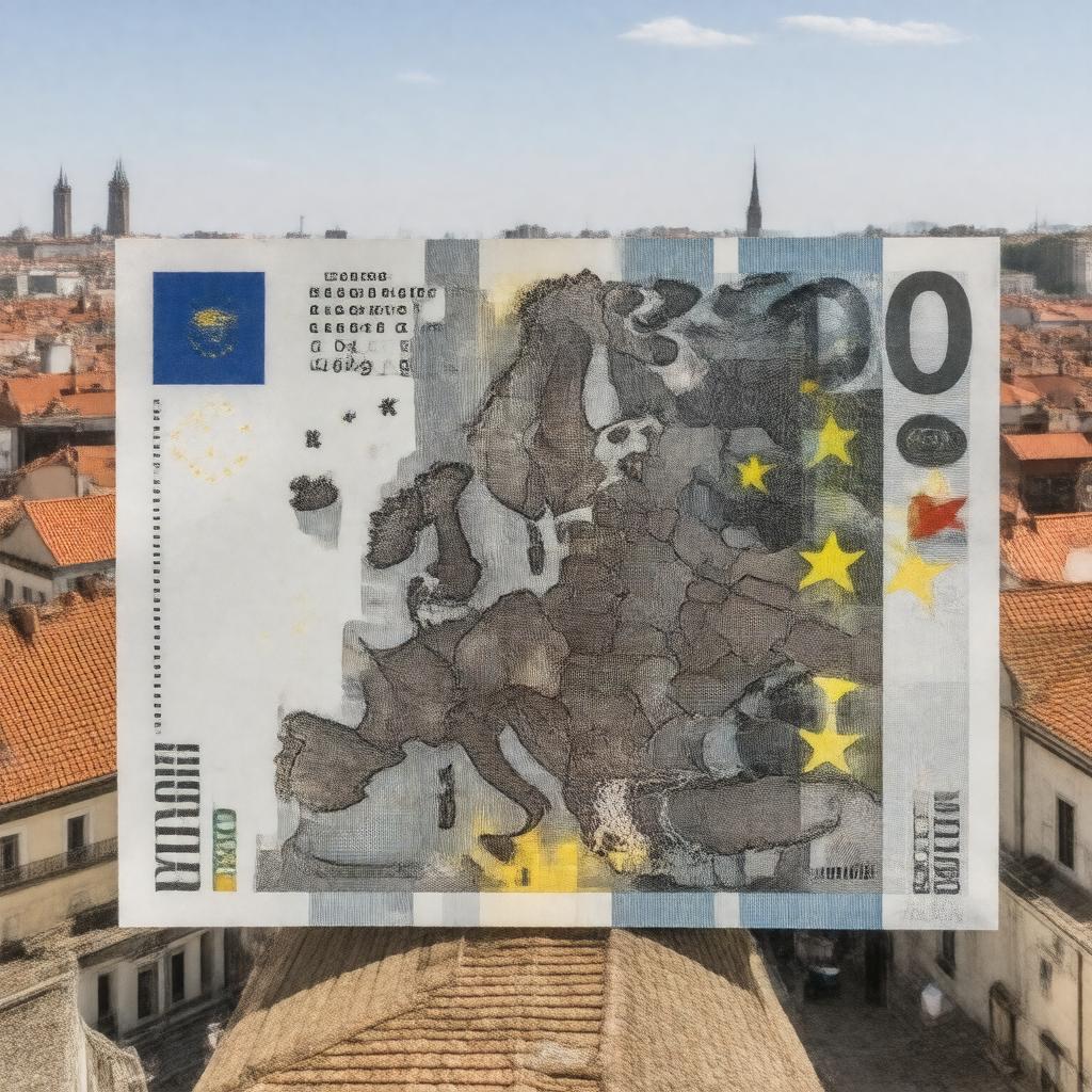 AI-created image of euro