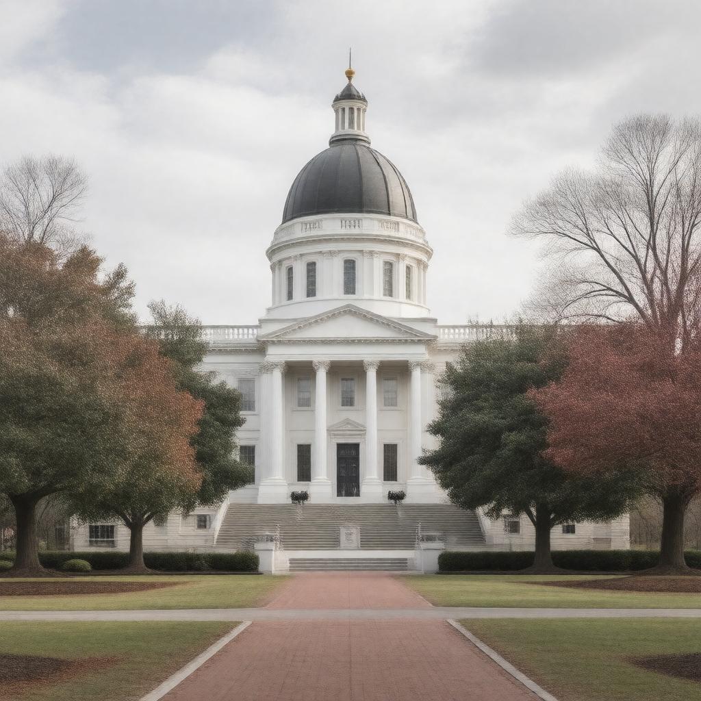 AI-created image of executive branch of Massachusetts