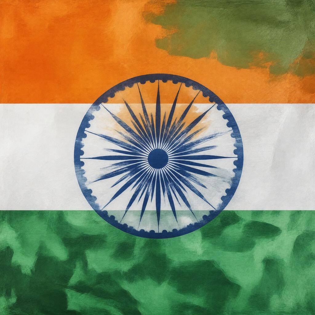 AI-created image of flag of India