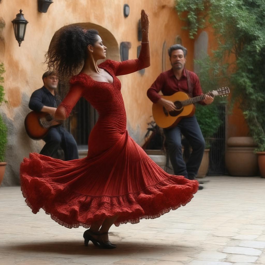 AI-created image of flamenco