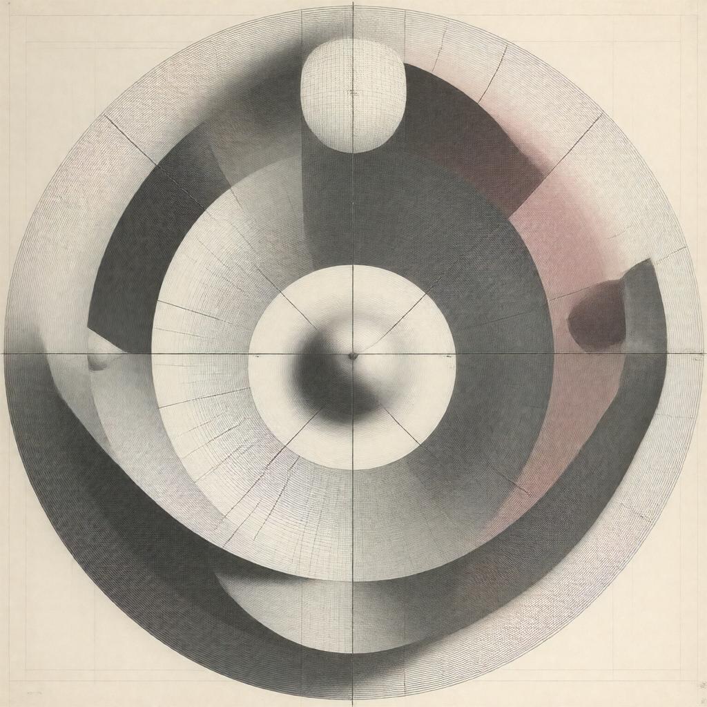 AI-created image of geometry of numbers