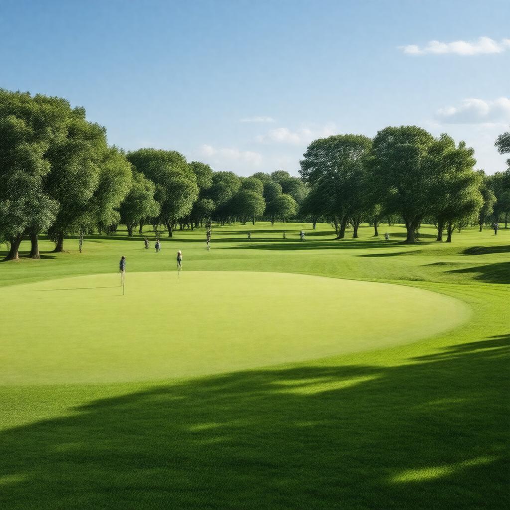 Click to view larger image AI-created image of golf course