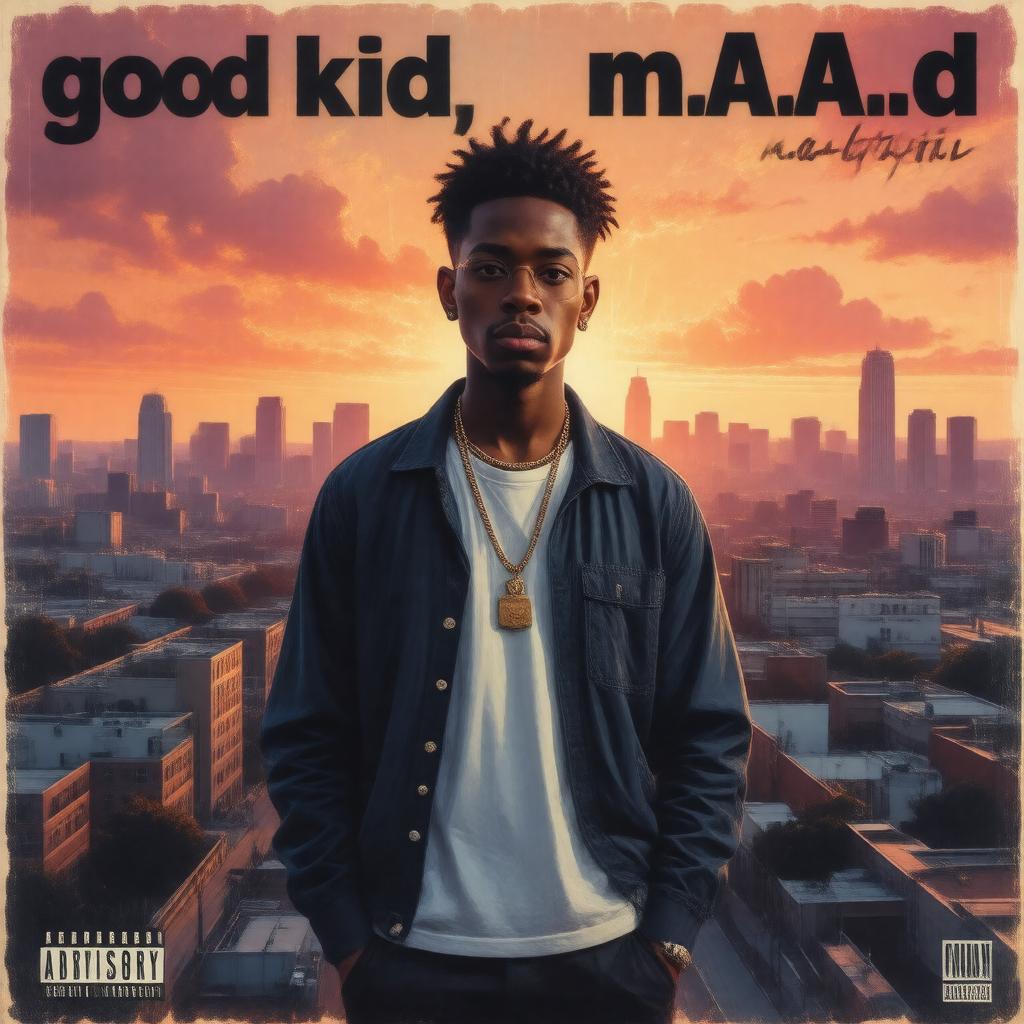 AI-created image of good kid, m.A.A.d city