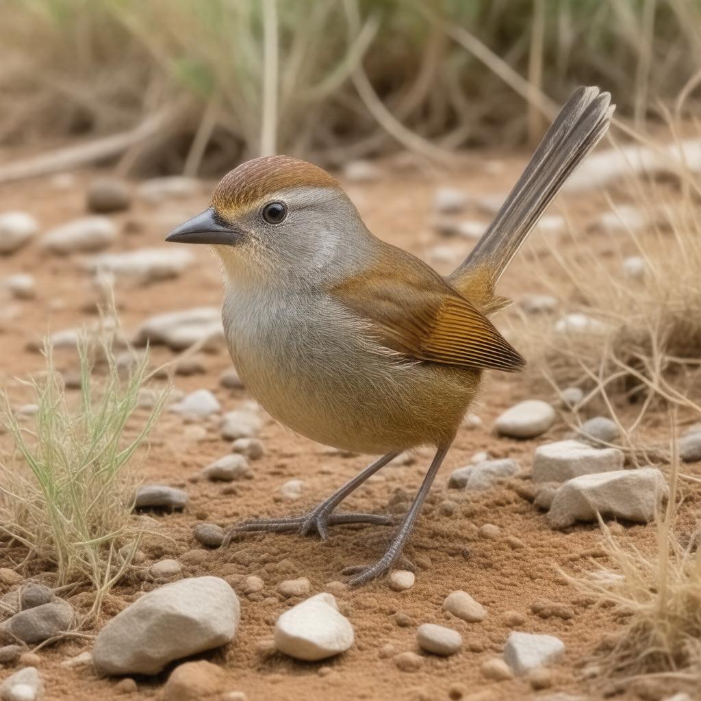 AI-created image of grasswren