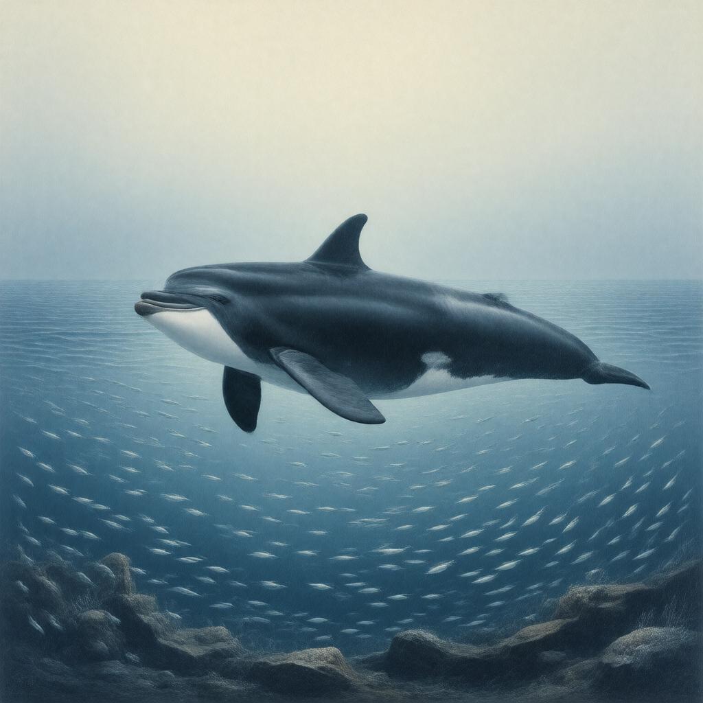 AI-created image of harbor porpoise