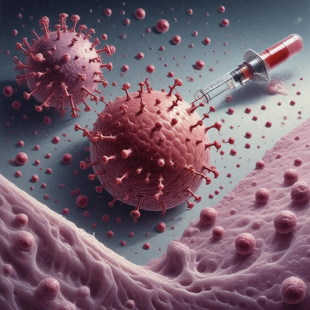 Click to view larger image AI-created image of hepatitis C